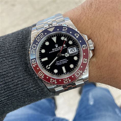 rolex ghiera rossa e blu